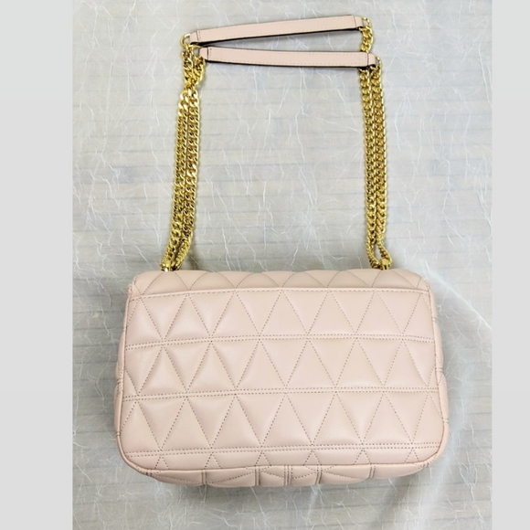 Michael Kors Soft Pink Sloan Quilted Shoulder Bag - Picture 7 of 8